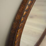 Miroir dans un cadre en bois, design danois, années 1960, production : Danemark