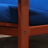Hans J Wegner GE421 Getama Fauteuil relax en chêne avec dossier réglable