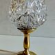Lampe à poser en laiton doré et verre - mid.XXeme