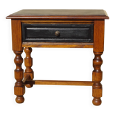 Rustic oak bedside table