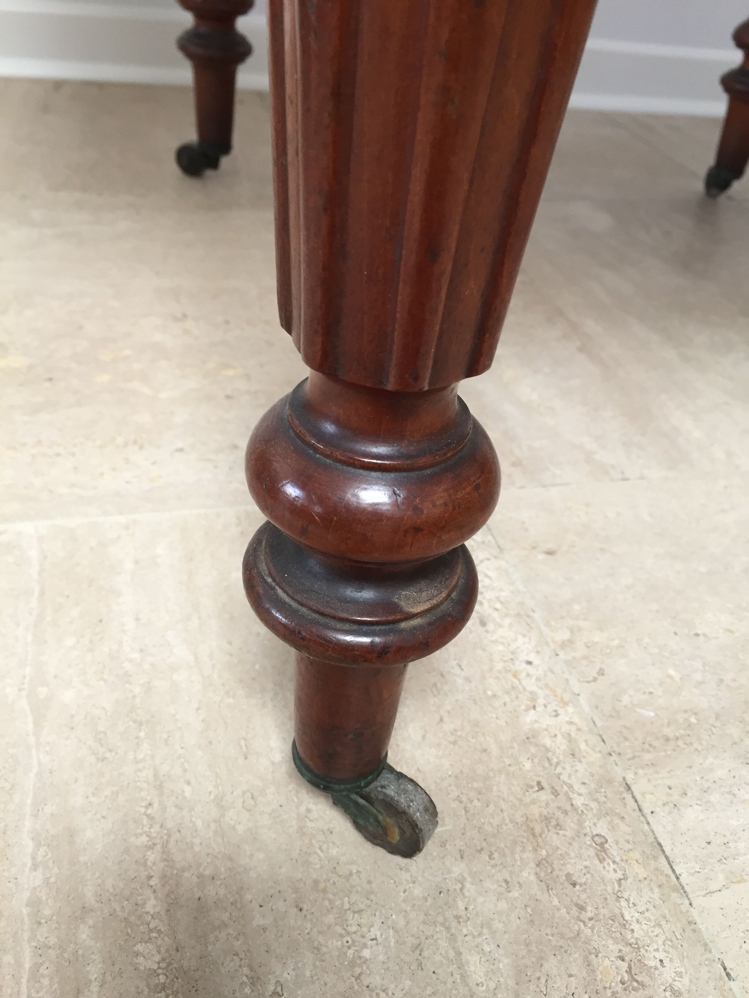 Walnut folding table 19th