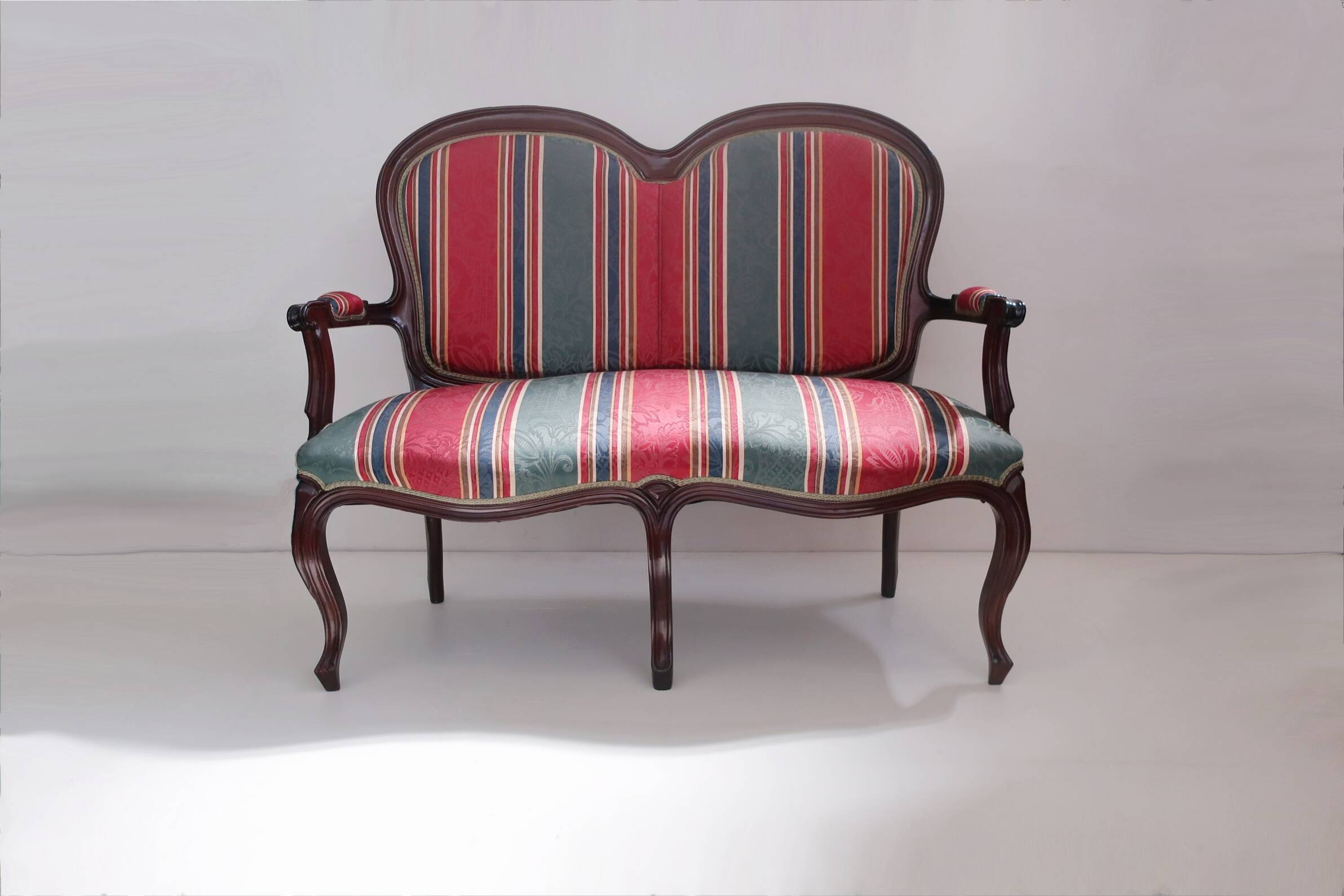 Louis XV two-seater armchair from the 80s.