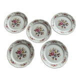 5 dessert plates Orchies Moulin des Loups