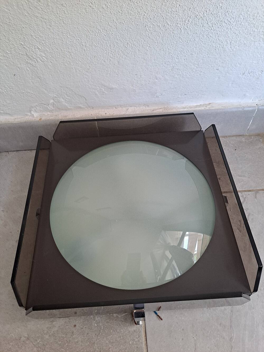 Plafonnier Fontana Arte pour Veca, Italie années 1960