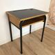 Bureau pupitre d'écolier des années 1960, New Black