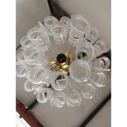 Murano Glass Virgola Chandelier by Simoeng