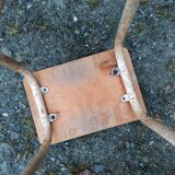 Yellow formica stool stepladder step