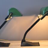 Pair of Art Deco desk lamps, 1930