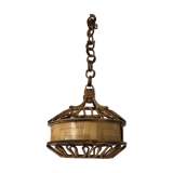 Vintage rattan suspension