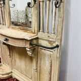 Patinated locker room