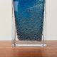 Mid-Century German Glass Block Vase by Ingrid Glas, Germany, 1960s