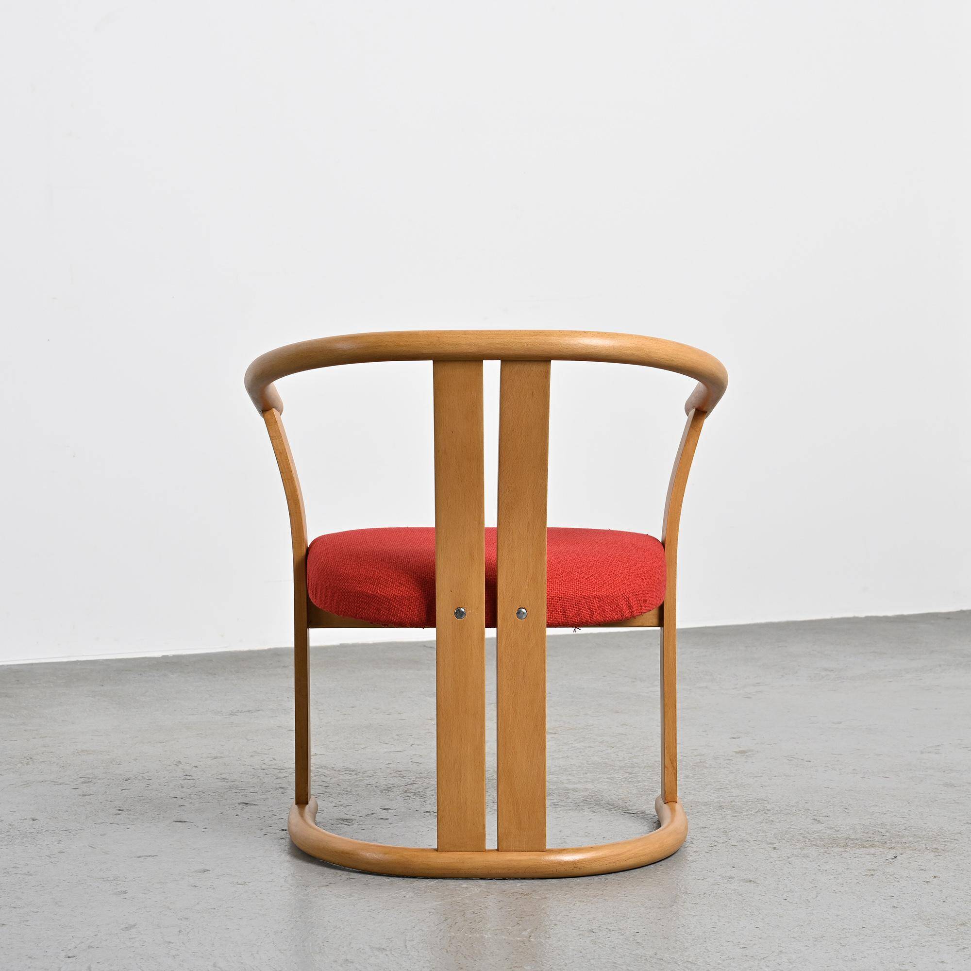 Pair of armchairs by Isamu Kenmochi, Japan circa 1965