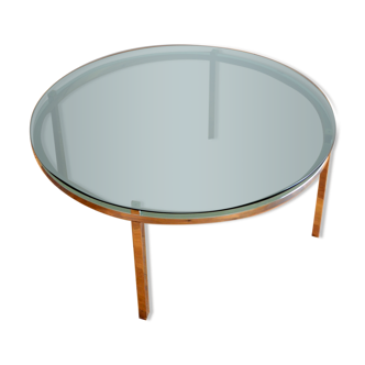 Round coffee table Italian design 1970s