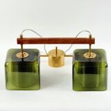 Mid-Century Scandinavian Glass Ceiling Light by C. Fagerlund for Orrefors
