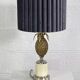 Lampe ananas en laiton vintage