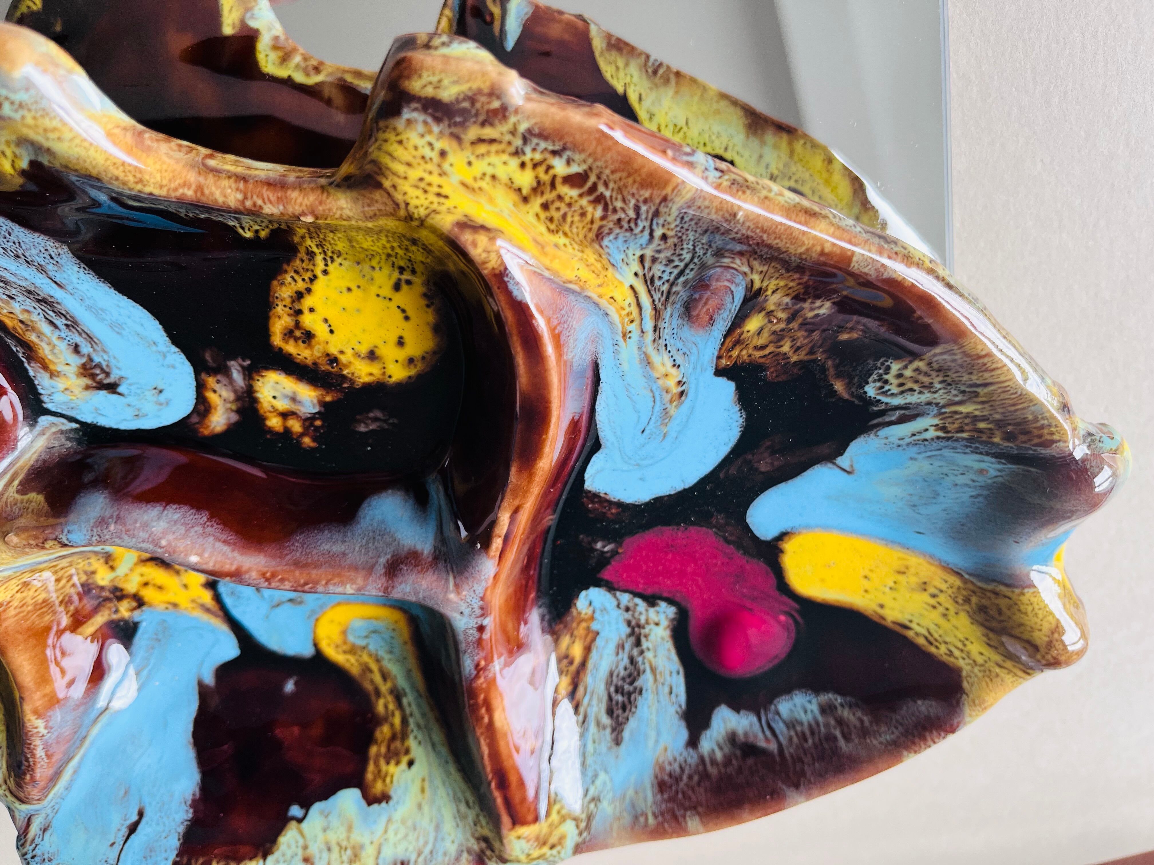 Fish serving dish Vallauris spirit