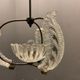 Italian Murano Glass Pendant Lamp by Ercole Barovier, 1940s