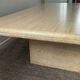 Table basse en travertin des années 70