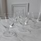 Lot of 6 engraved crystal glasses 30-40 years