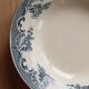 Vintage hollow plate Lavallière - Moulin des Loups - Floral rim
