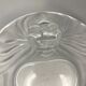 LALIQUE, ashtray with crystal lion's head XXth