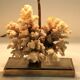 Brass coral table lamp, 1970s