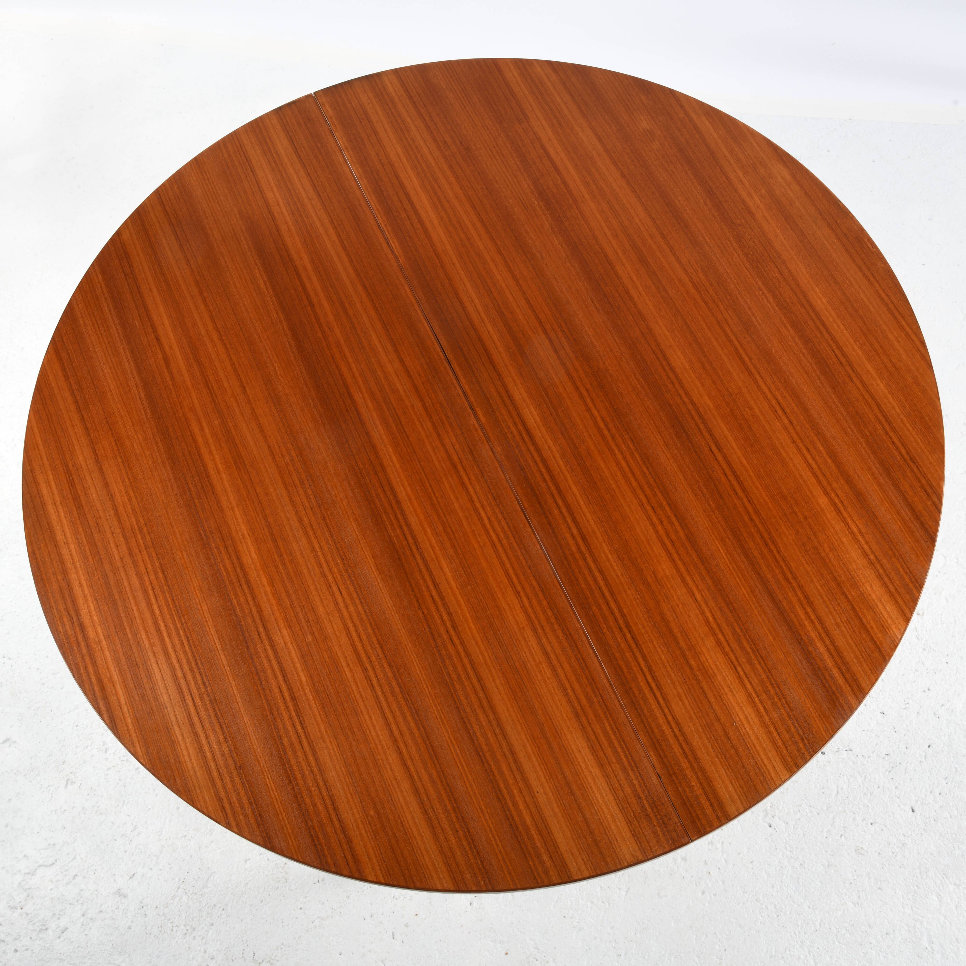 Scandinavian extendable teak dining table