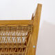 Children's bed or crib with wicker décor, 1960-1970.
