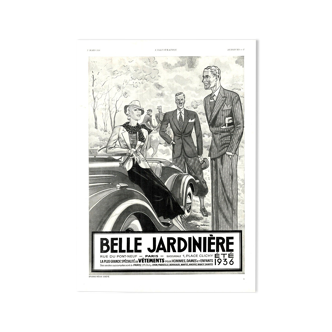 Affiche années 30 Belle Jardiniere 30x40cm sans cadre
