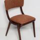 Mid-Century Modern Bumerang Chair, Orange Mix, Poland, 1960s