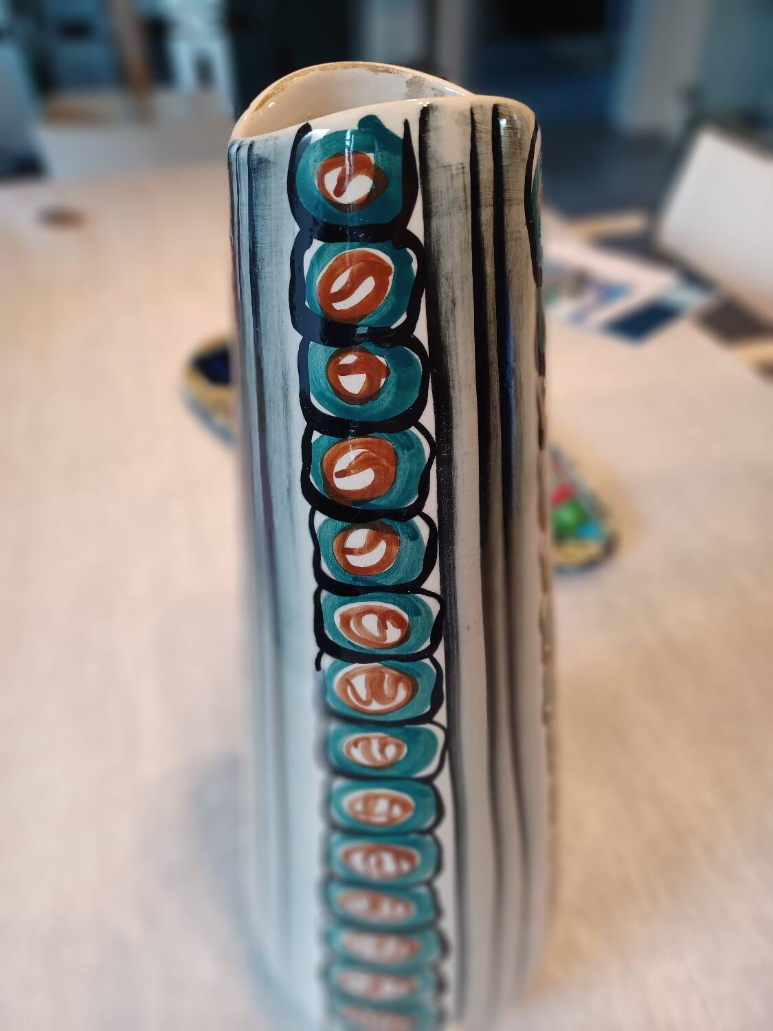 Large Polish Boleslawiec vase