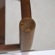 Mid-Century Design Teak Coffee Table with Smoked Glass by Möbel Mann, 1960s