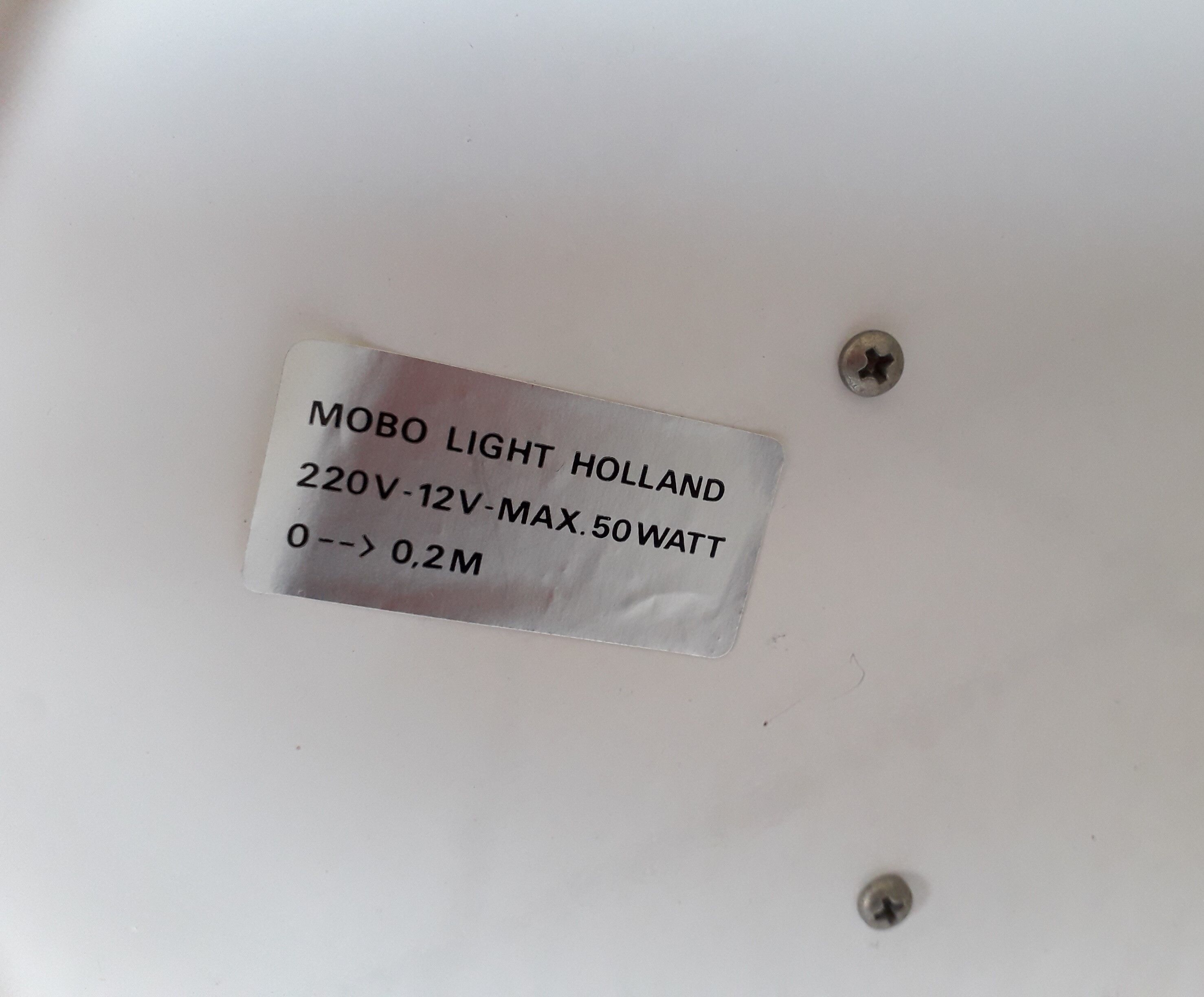 Lampadaire space age mobo light holland