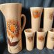 Vintage stoneware /Paci Claude Vallauris /orangeade service