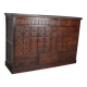 Large French oak notary apothecary cabinet / filing cabinet, 1920/30s