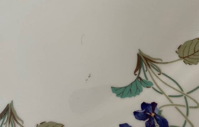 Oval dish, Haviland, Impétarice Eugénie