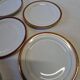 6 Limoges porcelain dessert plates from Chastagner, France