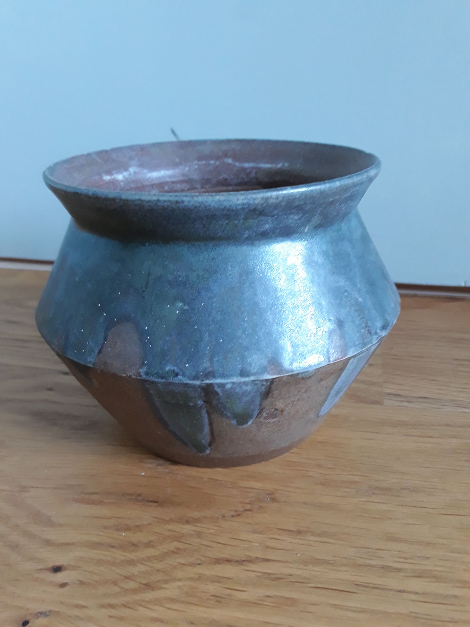 Vase pot en céramique signé C. Greber