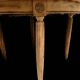 Oval extendable table in Louis XVI style – Renovated solid walnut