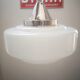 Old opaline suspension art deco bahaus modernist 1930s
