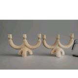 Suzanne ramié atelier madoura 1950 pair of candlesticks