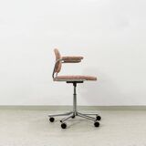 Chaise de bureau vintage de Kovona en tissu Kvadrat, années 1990.