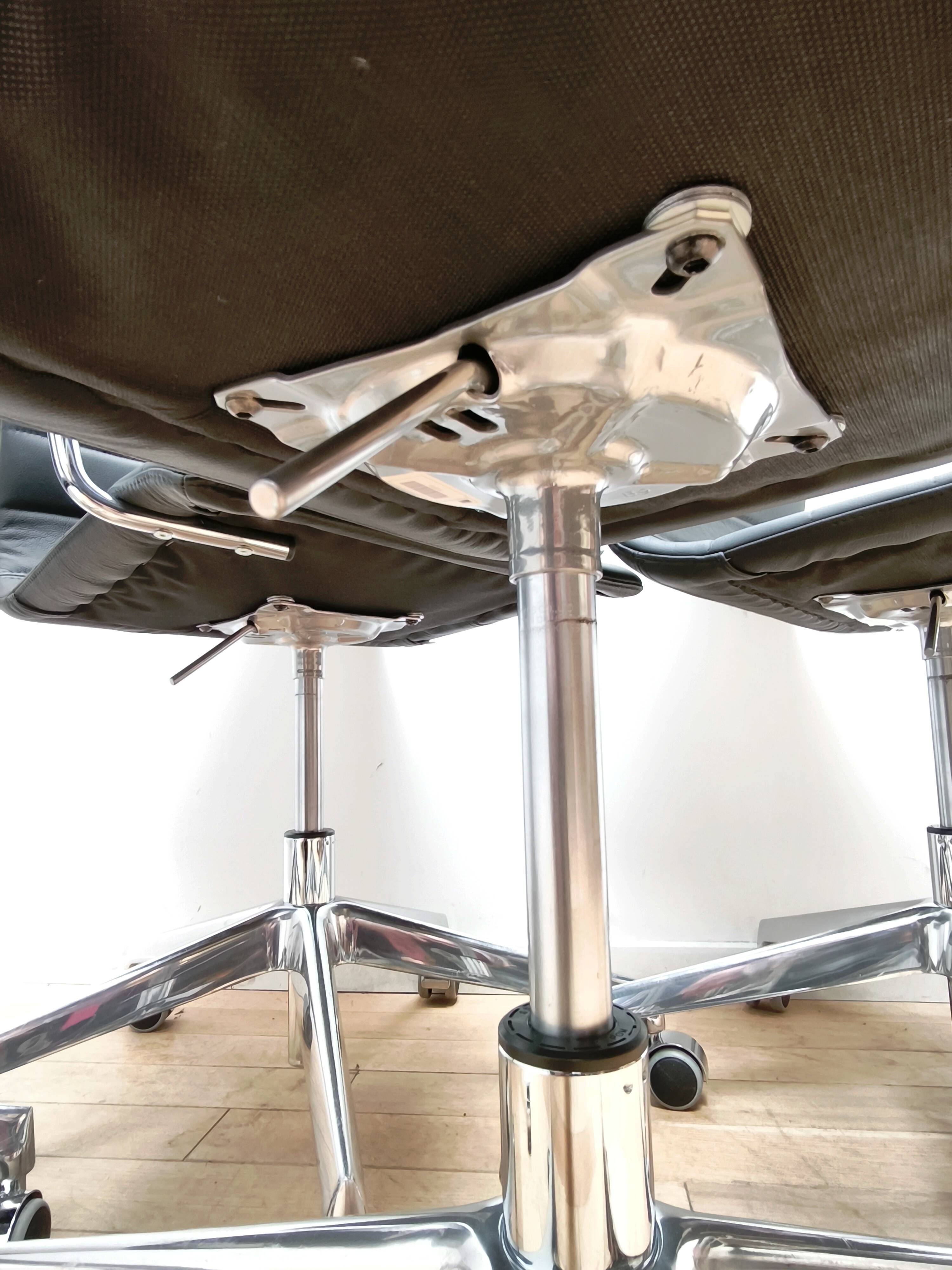 Set of 6 Diemme office chairs