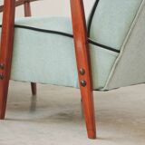 Coppia di poltrone in frassino restored from the '40s in modern style of second hand