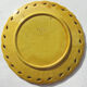 Art Nouveau open dabbling plate, Schramberg: Muguet yellow background