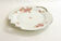 Plat fleuri en porcelaine
