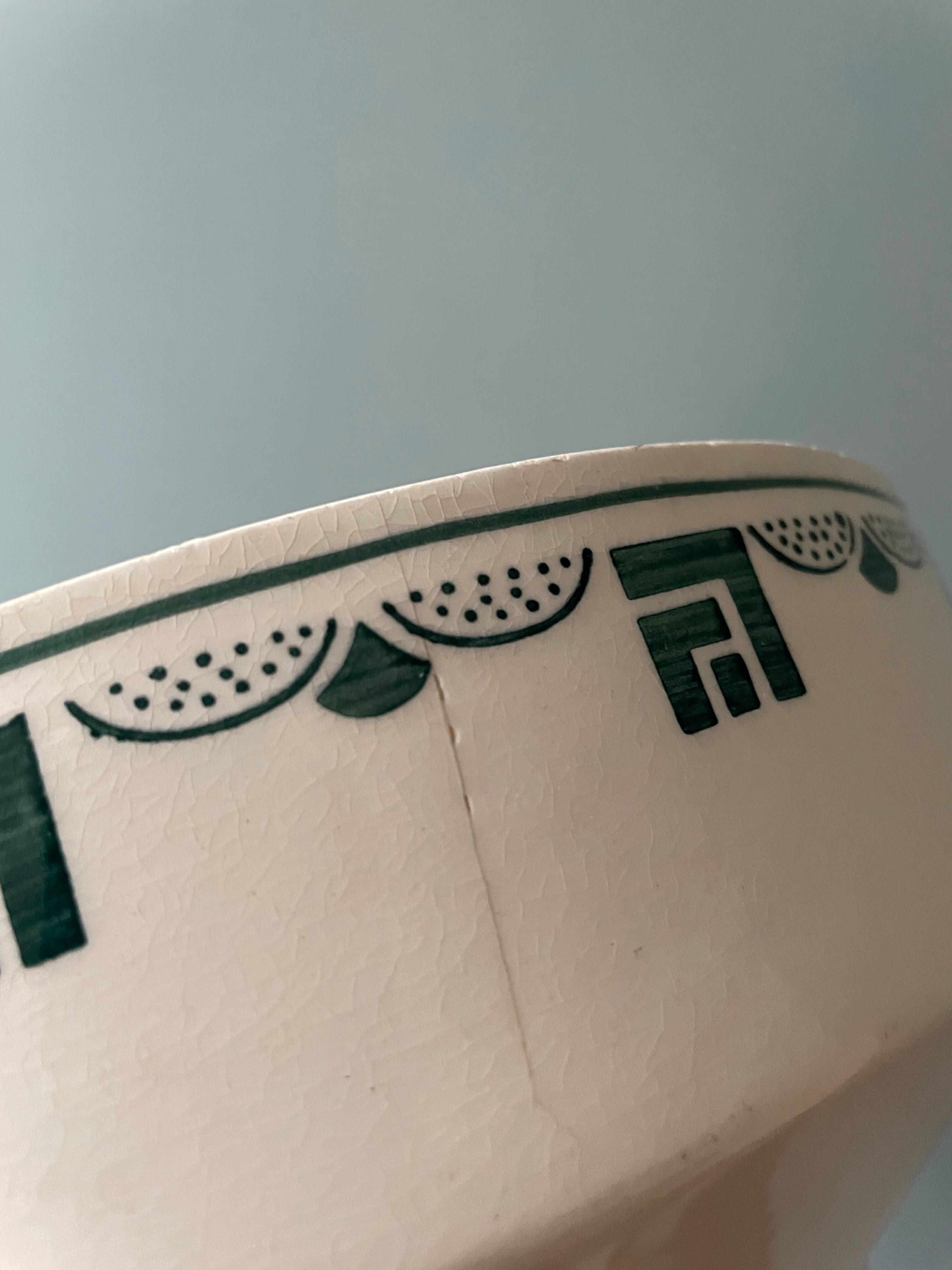 Vegetable 1930 in lunéville earthenware, lucas model