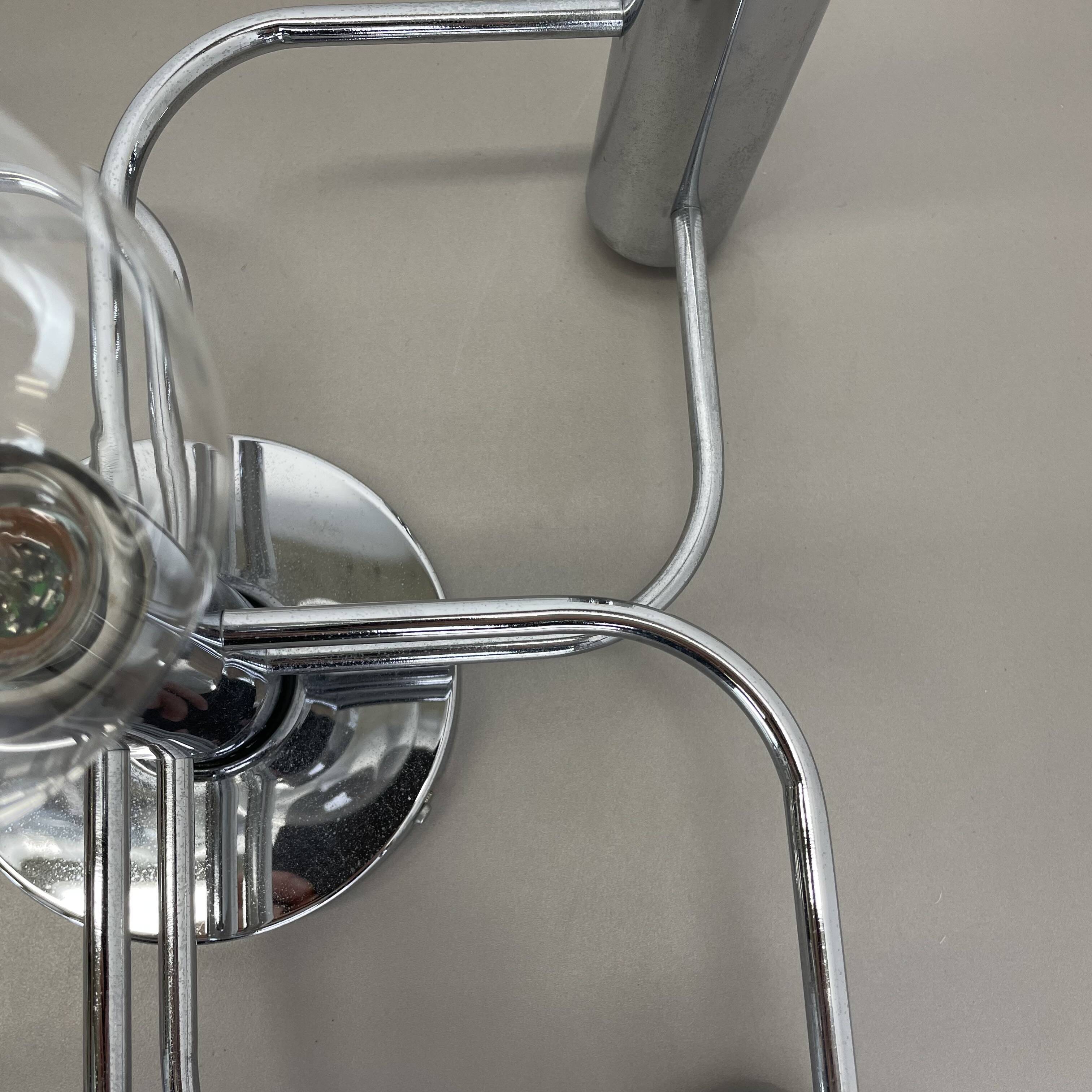 Beautiful 5-light sciolari ceiling light sconces by leola leuchten germany 1970s