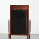 Beautiful and very comfortable black Art Deco design armchair