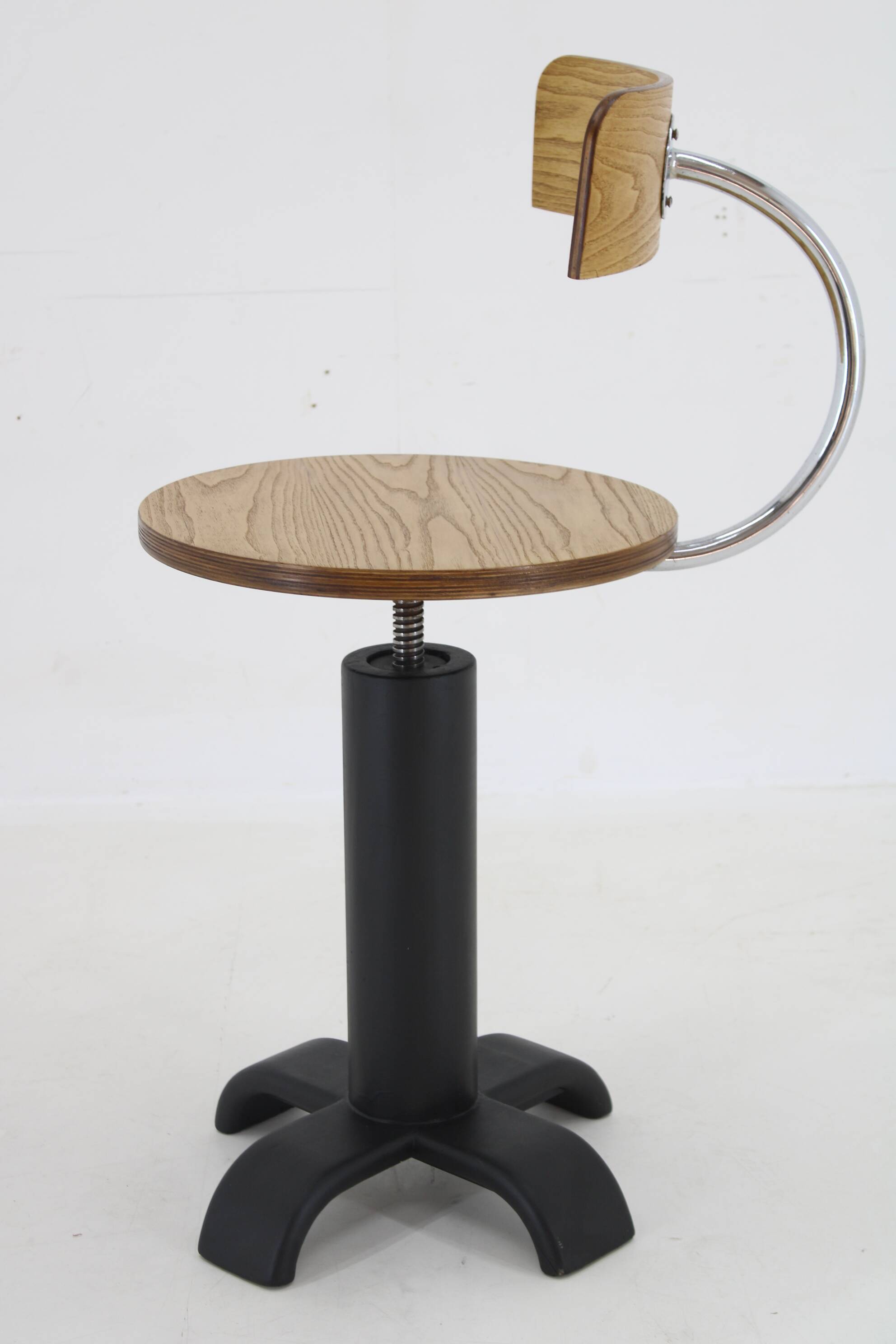 1950s Swivel Design Desk Chair , Czechoslovakia